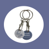 Plastic Trolley Coin Custom Branded