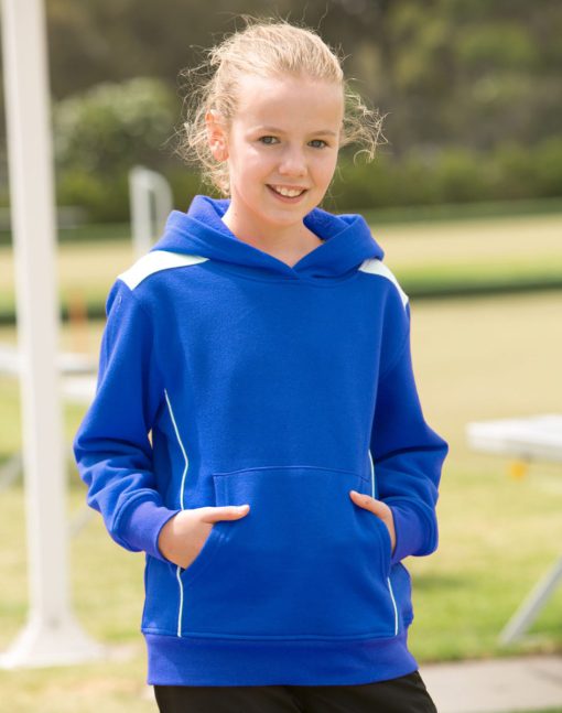 Kids Contrast Fleece Hoodie