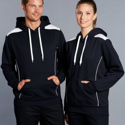 Contrast Fleece Hoodie Unisex