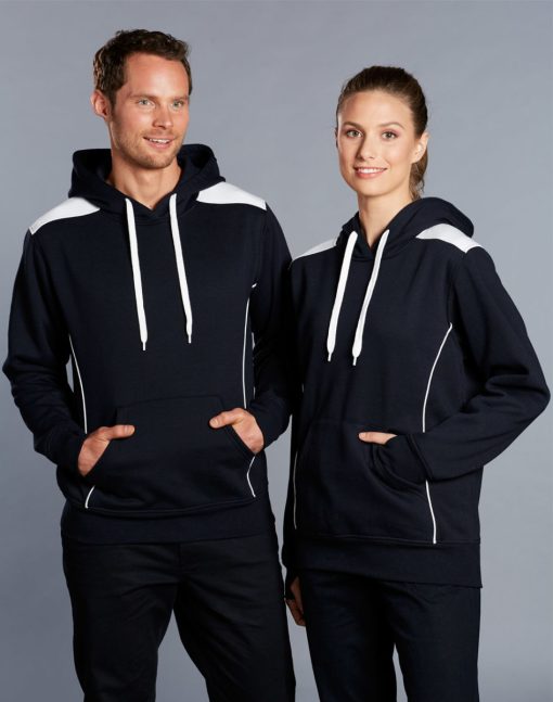 Contrast Fleece Hoodie Unisex