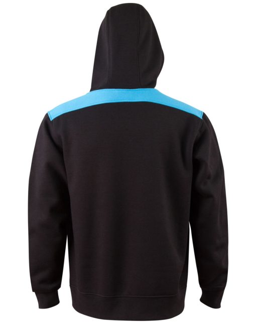 Contrast Fleece Hoodie Unisex - Image 7