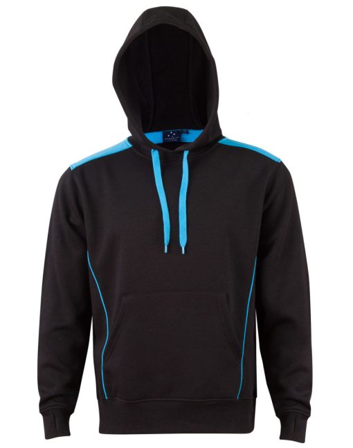 Contrast Fleece Hoodie Unisex - Image 2