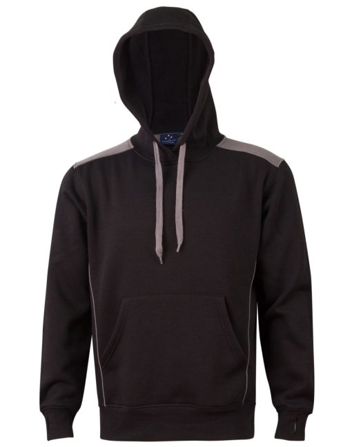 Contrast Fleece Hoodie Unisex - Image 3