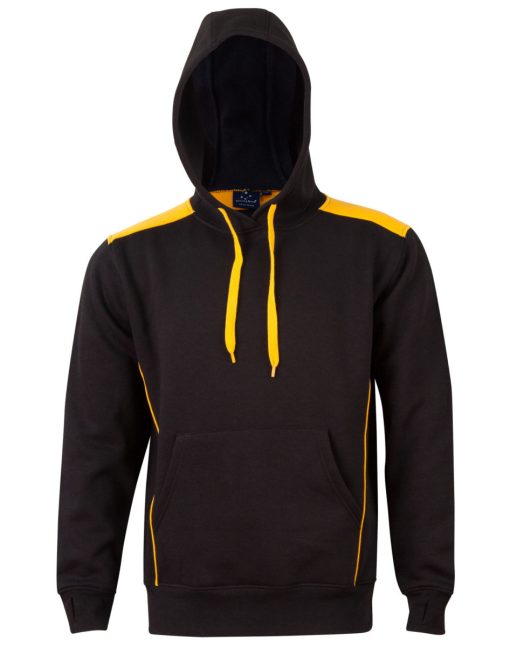 Contrast Fleece Hoodie Unisex - Image 4