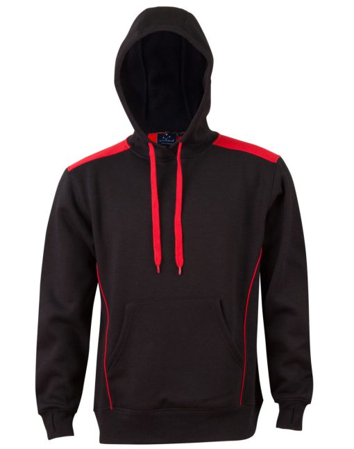 Contrast Fleece Hoodie Unisex - Image 5