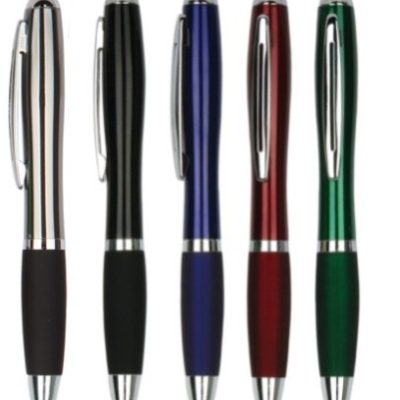 Curvy Metal Promotional Pen