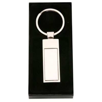 Metal Rectangle Keyring