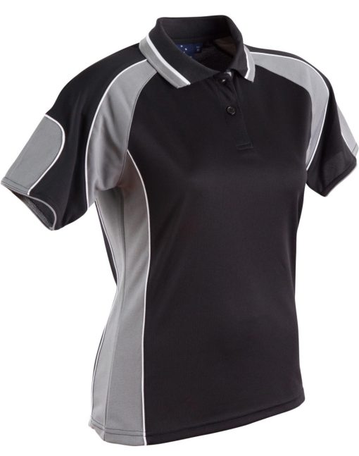 Ladies Cool Dry Contrast Polo - Image 3