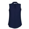 Ladies Madison Sleeveless Blouse - S627LN Midnight Blue