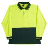 Safety Polo, Cool Dry Long Sleeve - Image 2