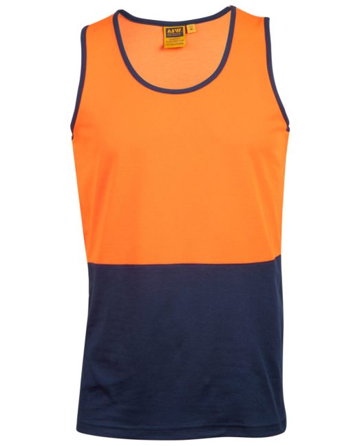 Hi Vis Cotton Singlet - Image 3