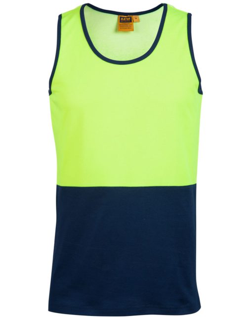 Hi Vis Cotton Singlet - Image 7