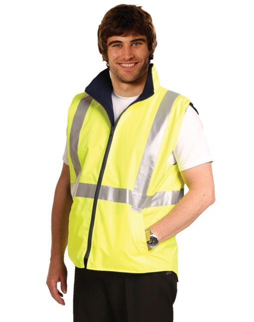 Reversible Safety Vest with 3M Tape