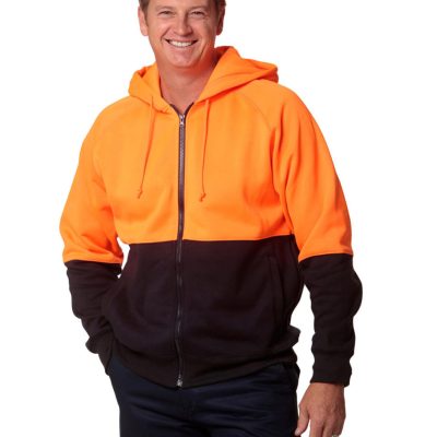 Hi Vis TwoTone Fleece Hoodie
