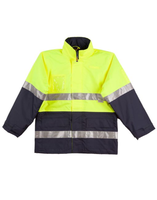 Hi Vis Long Line Jacket With Fleece Lining - Image 3