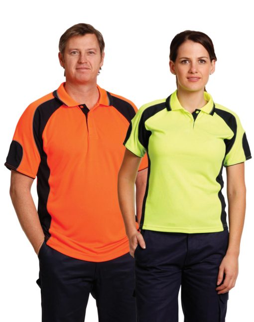 Hi Vis Cool Dry Safety Polo