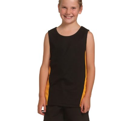 Kids Singlet Cool Dry Cotton