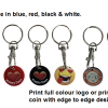 Shopping Trolley Coin Custom Branded full colour print